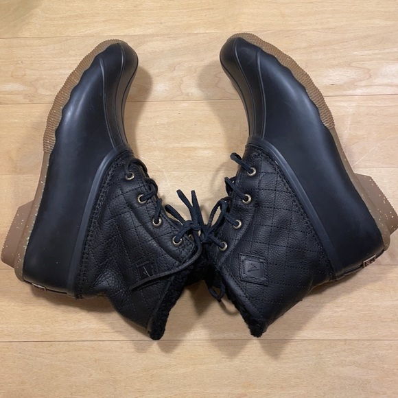 Sperry Saltwater Winter Lux Duck Boot Sz 8 - Picture 6 of 14